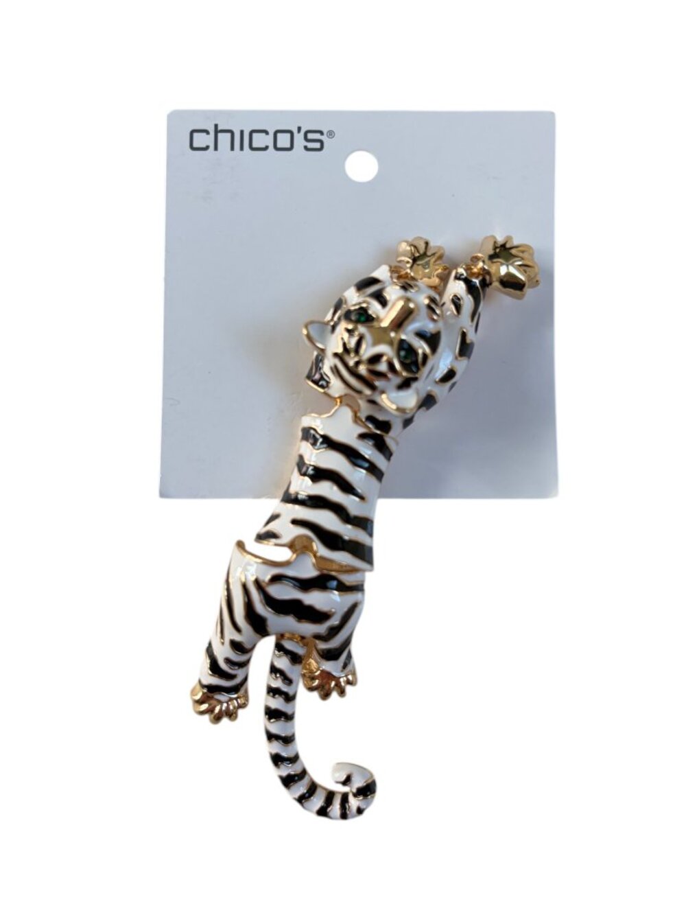 NWT - Chico's Tiger Brooch